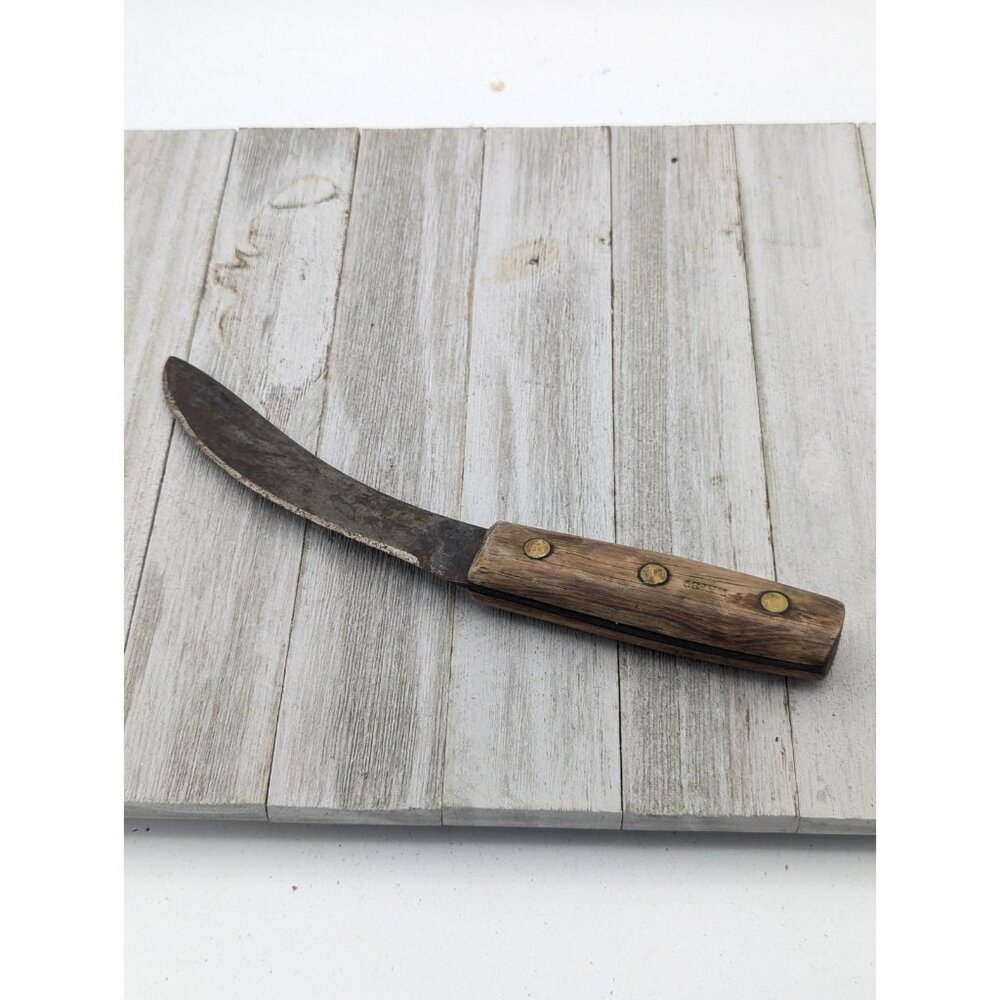 Vintage Skinner Knife 683FM Hammer Forged Made in USA Carbon Steel 10" Long